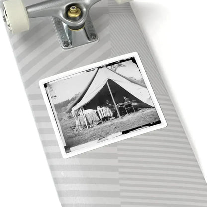 Antietam, Md. President Lincoln and Gen. George B. Mcclellan in the General's Tent; Another View (U.S. Civil War) STICKER Vinyl Kiss-Cut Decal - The Sticker Space