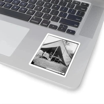 Antietam, Md. President Lincoln and Gen. George B. Mcclellan in the General's Tent (U.S. Civil War) STICKER Vinyl Kiss-Cut Decal - The Sticker Space