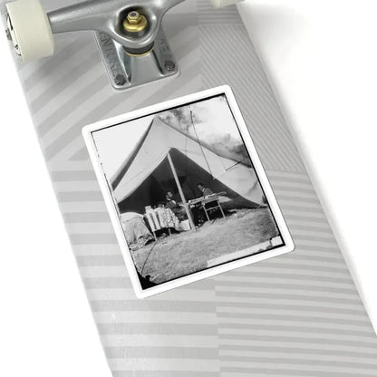 Antietam, Md. President Lincoln and Gen. George B. Mcclellan in the General's Tent (U.S. Civil War) STICKER Vinyl Kiss-Cut Decal - The Sticker Space