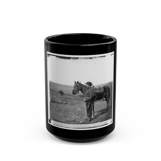 Antietam, Md. A Cavalry Orderly (U.S. Civil War) Black Coffee Mug-15oz-The Sticker Space