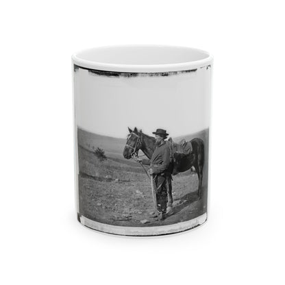 Antietam, Md. A Cavalry Orderly (U.S. Civil War) White Coffee Mug