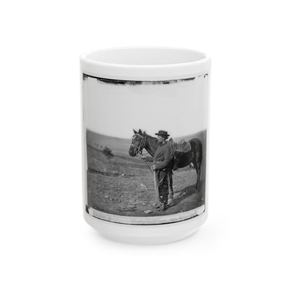 Antietam, Md. A Cavalry Orderly (U.S. Civil War) White Coffee Mug