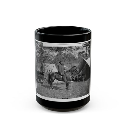 Antietam, Md. Allan Pinkerton ( E. J. Allen ) Of The Secret Service On Horseback (U.S. Civil War) Black Coffee Mug