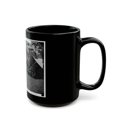 Antietam, Md. Allan Pinkerton ( E. J. Allen ) Of The Secret Service On Horseback (U.S. Civil War) Black Coffee Mug