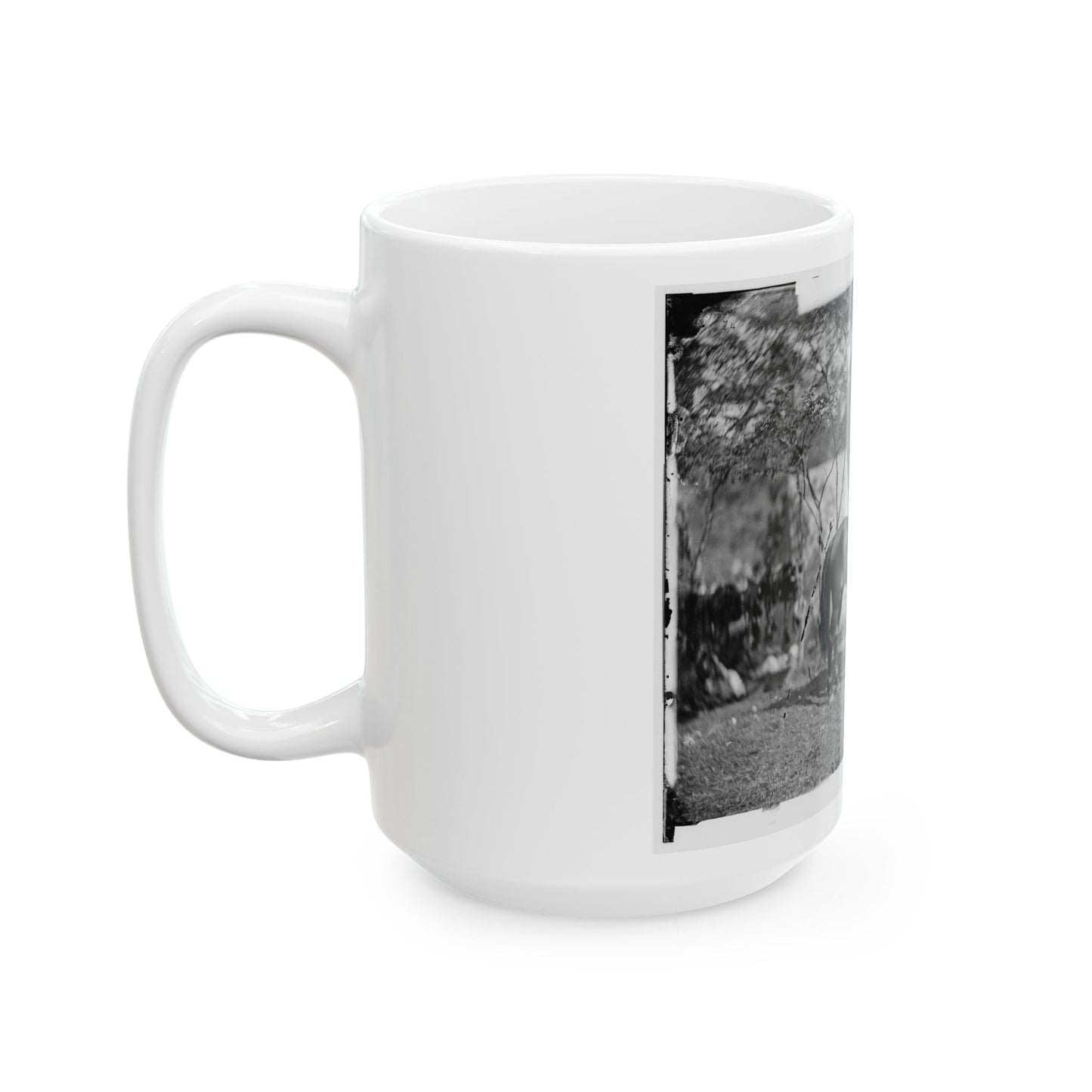 Antietam, Md. Allan Pinkerton ( E. J. Allen ) Of The Secret Service On Horseback (U.S. Civil War) White Coffee Mug