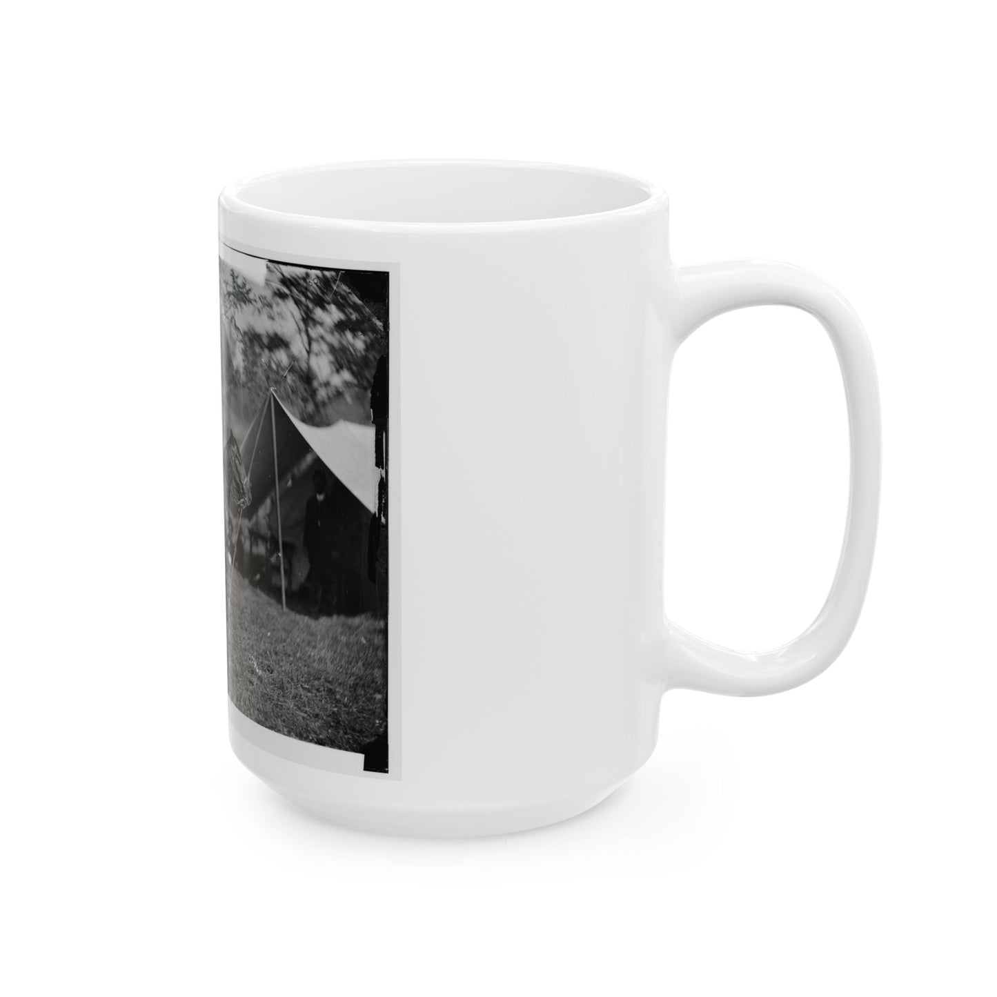 Antietam, Md. Allan Pinkerton ( E. J. Allen ) Of The Secret Service On Horseback (U.S. Civil War) White Coffee Mug