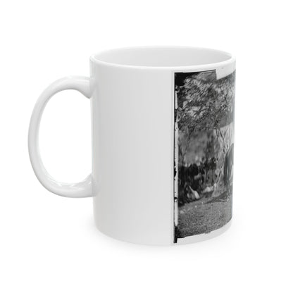 Antietam, Md. Allan Pinkerton ( E. J. Allen ) Of The Secret Service On Horseback (U.S. Civil War) White Coffee Mug