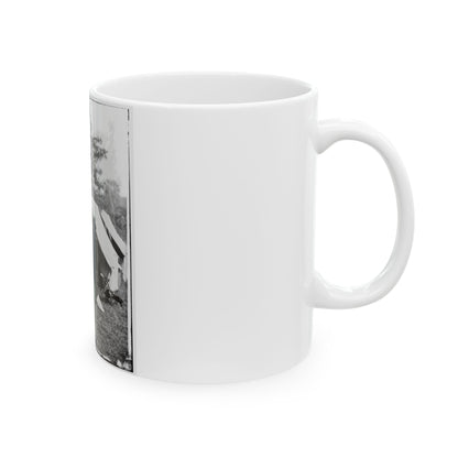 Antietam, Md. Allan Pinkerton, President Lincoln, And Maj. Gen. John A. Mcclernand (U.S. Civil War) White Coffee Mug