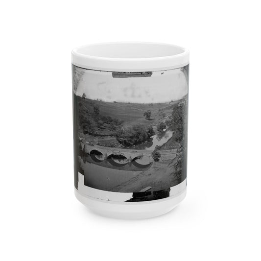 Antietam, Md. Another View Of Antietam Bridge (U.S. Civil War) White Coffee Mug