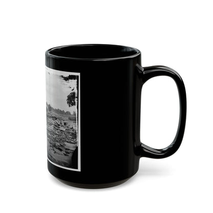 Antietam, Md. Antietam Bridge On The Sharpsburg-Boonsboro Turnpike (U.S. Civil War) Black Coffee Mug-The Sticker Space