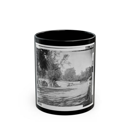 Antietam, Md. Burnside Bridge (U.S. Civil War) Black Coffee Mug-11oz-The Sticker Space