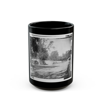 Antietam, Md. Burnside Bridge (U.S. Civil War) Black Coffee Mug-15oz-The Sticker Space