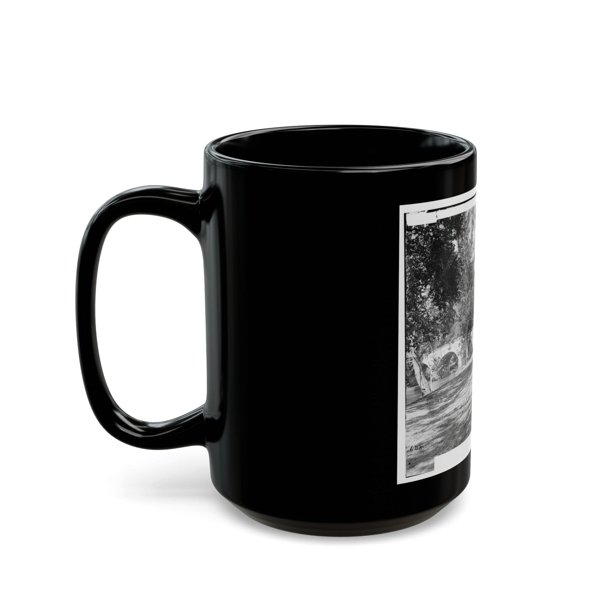 Antietam, Md. Burnside Bridge (U.S. Civil War) Black Coffee Mug-The Sticker Space