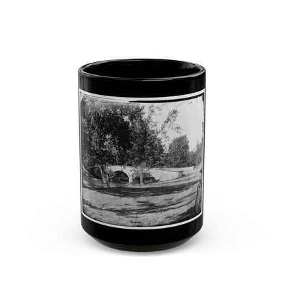 Antietam, Md. Burnside's Bridge (U.S. Civil War) Black Coffee Mug-15oz-The Sticker Space