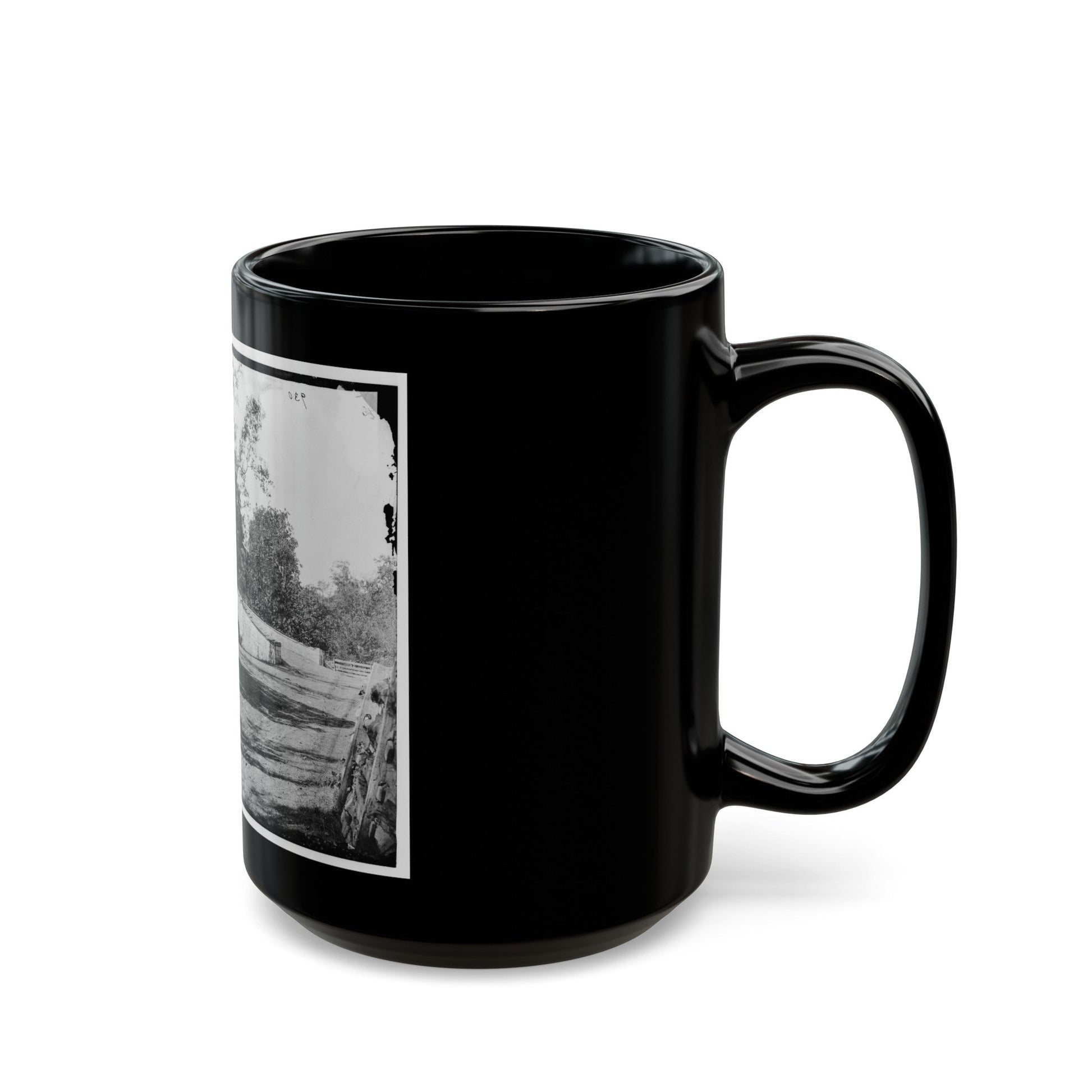 Antietam, Md. Burnside's Bridge (U.S. Civil War) Black Coffee Mug-The Sticker Space