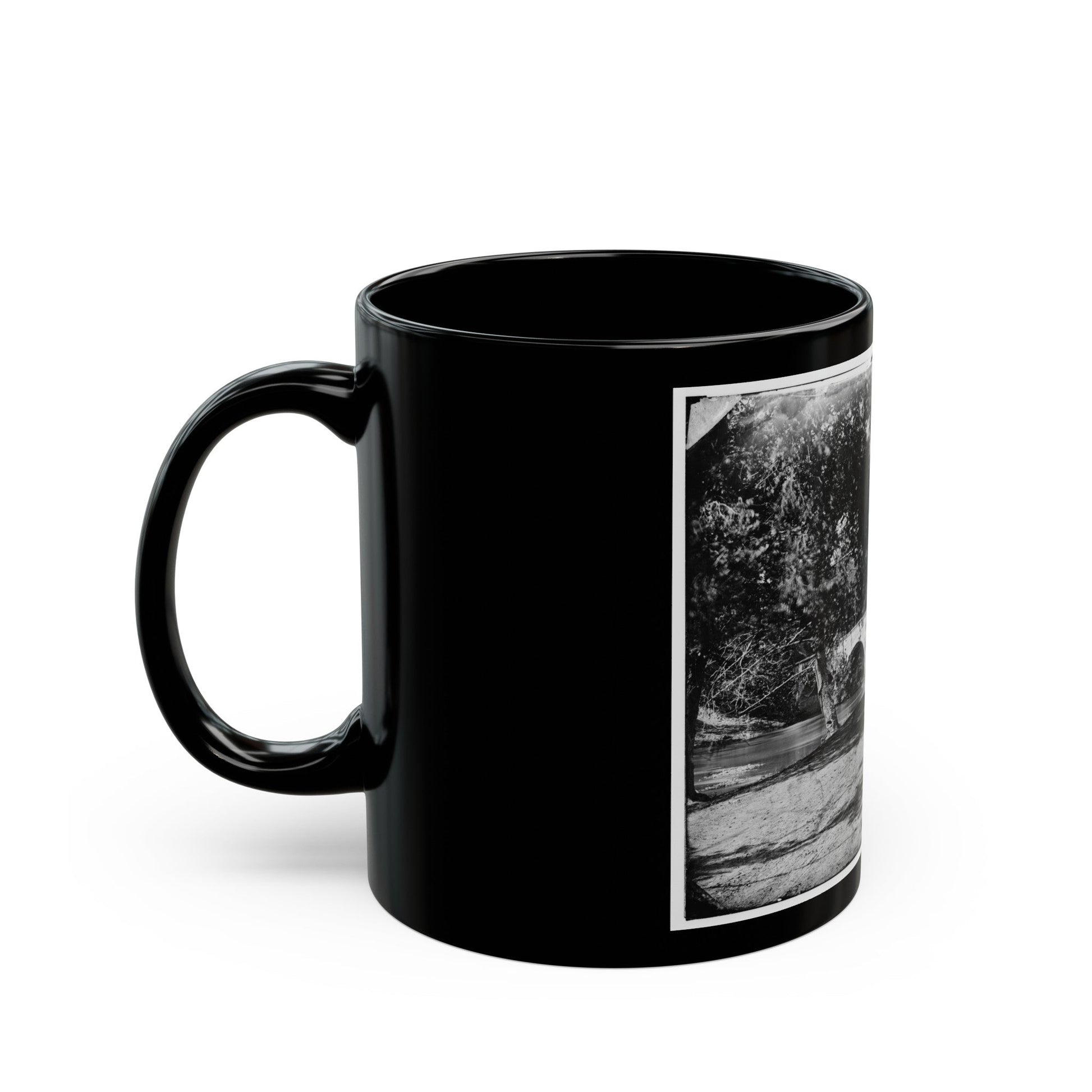 Antietam, Md. Burnside's Bridge (U.S. Civil War) Black Coffee Mug-The Sticker Space