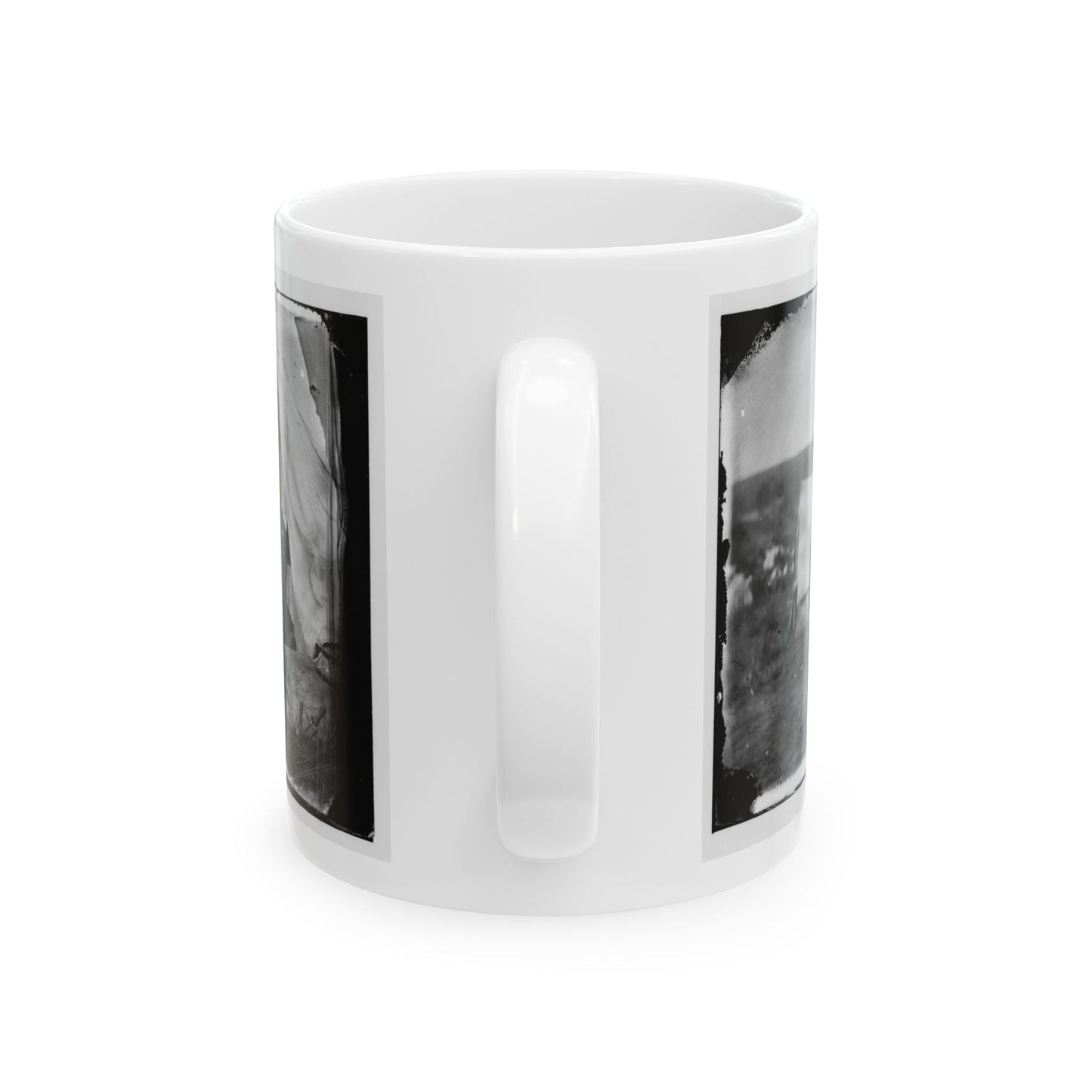 Antietam, Md. Col. John S. Crocker, Lt. Col. Benjamin C. Butler, And Adjutant Of 93d New York Volunteers (U.S. Civil War) White Coffee Mug