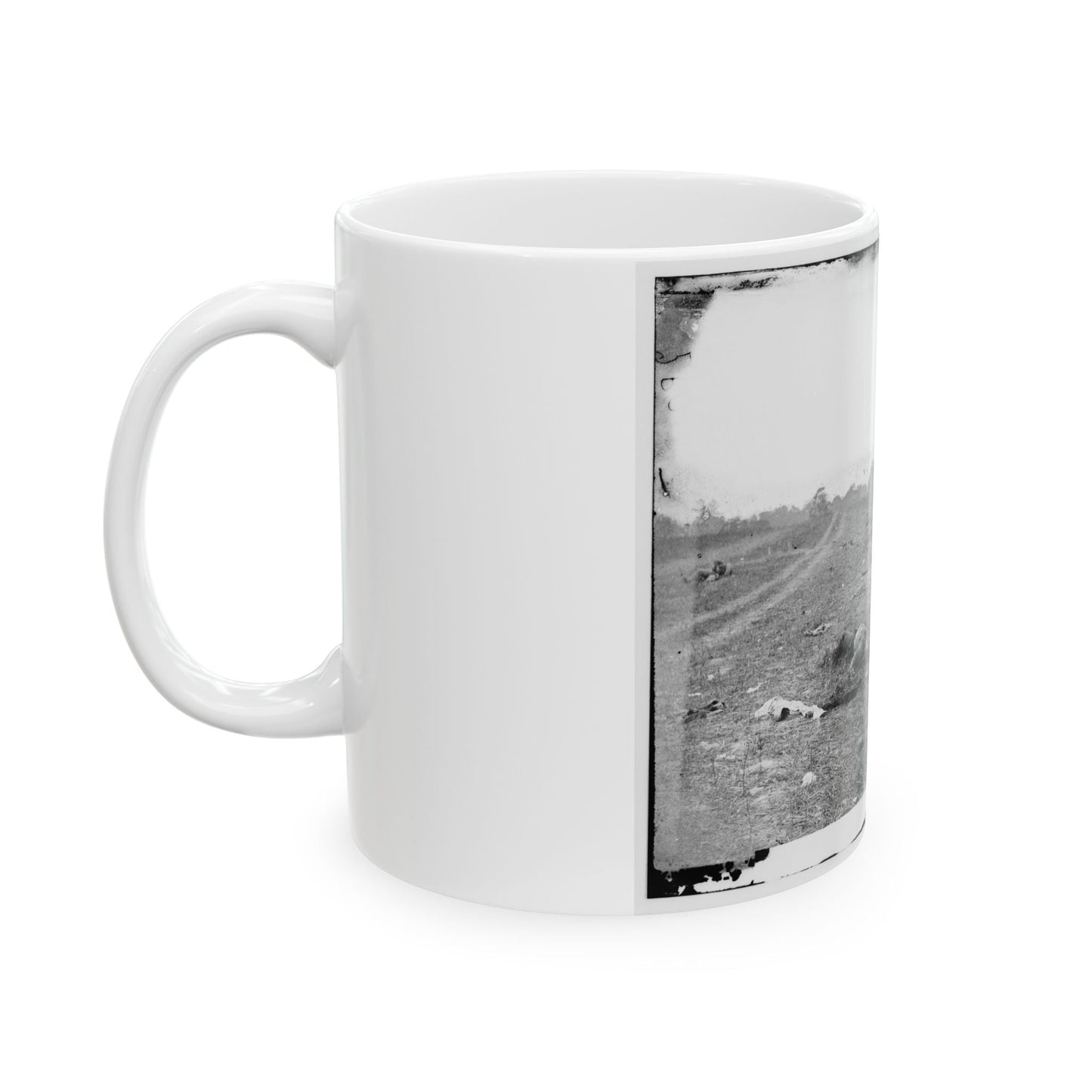 Antietam, Md. Confederate Dead By A Fence On The Hagerstown Road (U.S. Civil War) White Coffee Mug