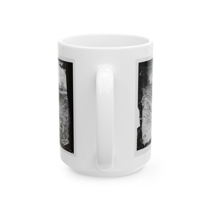 Antietam, Md. Confederate Dead In A Ditch On The Right Wing (U.S. Civil War) White Coffee Mug-The Sticker Space