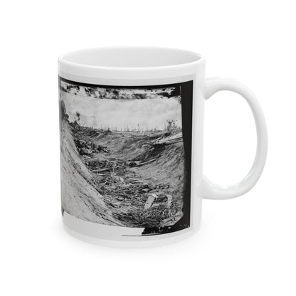 Antietam, Md. Confederate Dead In A Ditch On The Right Wing (U.S. Civil War) White Coffee Mug-The Sticker Space