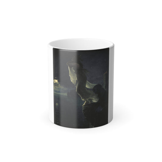 Antoine-Jean Gros (1771-1835) Sappho at Leucate - Color Changing Mug 11oz-11oz-The Sticker Space