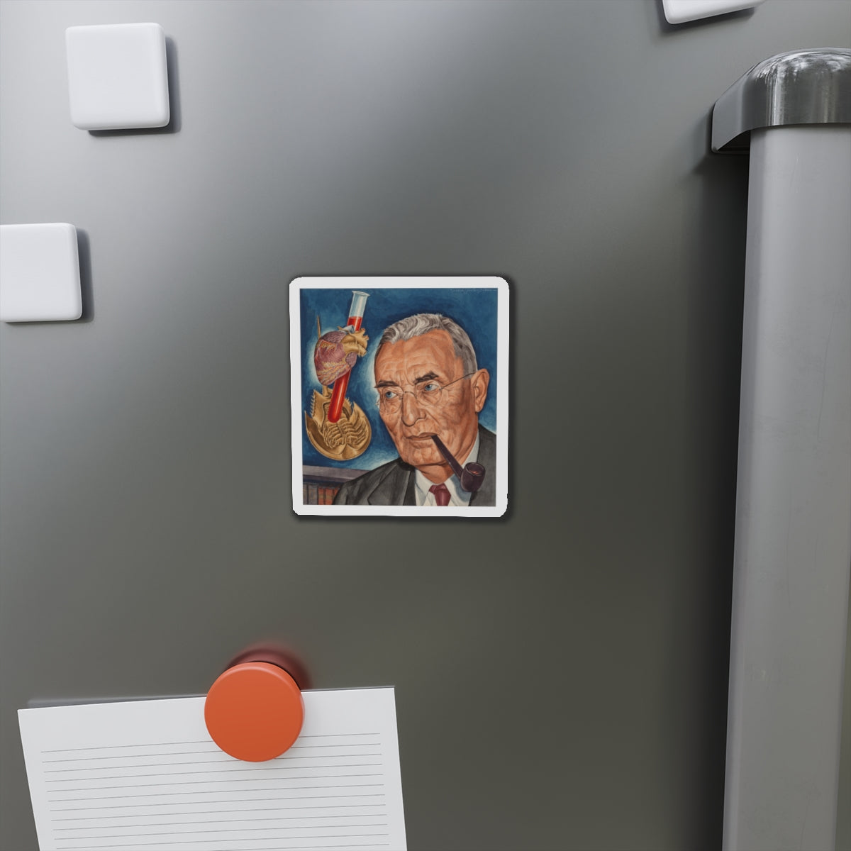 Anton J. Carlson, Time magazine cover, February 10, 1941 (Magazine Illustration) Refrigerator Magnet-The Sticker Space