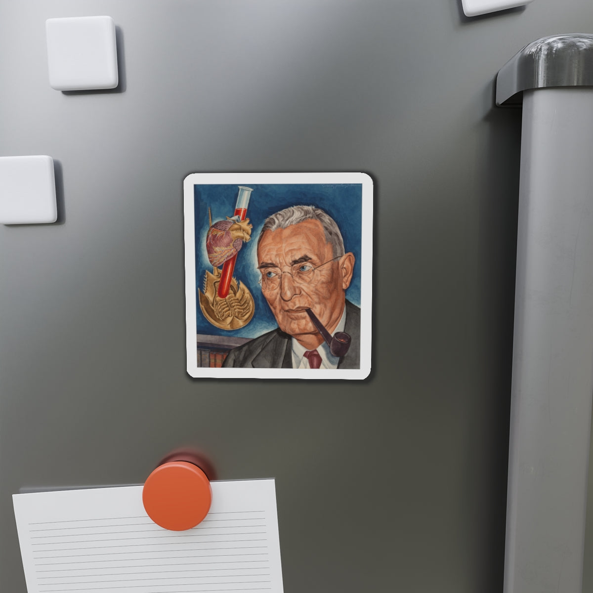 Anton J. Carlson, Time magazine cover, February 10, 1941 (Magazine Illustration) Refrigerator Magnet-The Sticker Space