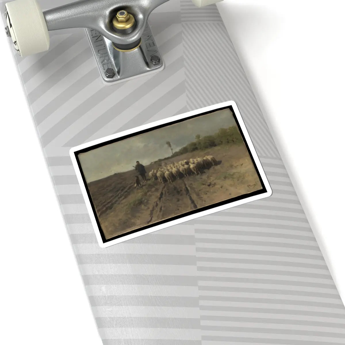 SKU:TSS-STICK-NTNMV-6X6-4 Sizes:6" × 6" Types:White