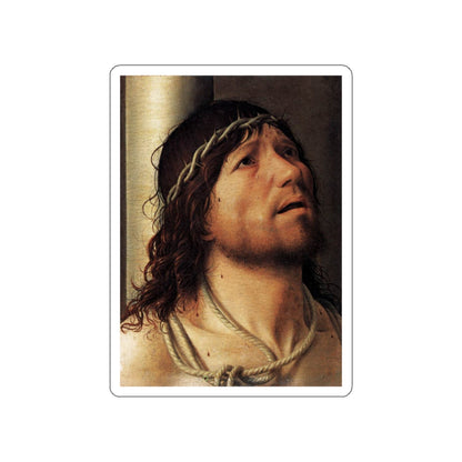 ANTONELLO da Messina - Christ at the Column (Artwork) STICKER Vinyl Die-Cut Decal-White-The Sticker Space