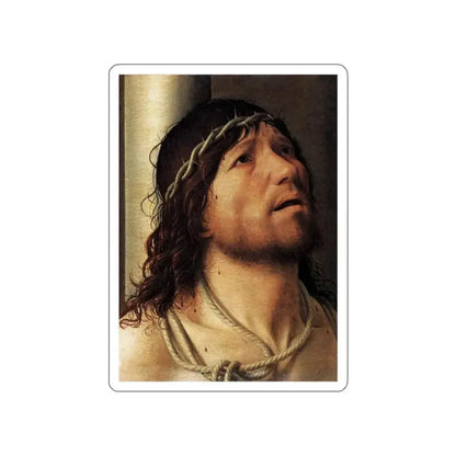 ANTONELLO da Messina - Christ at the Column (Artwork) STICKER Vinyl Die-Cut Decal White Die-Cut 3 Inch - The Sticker Space