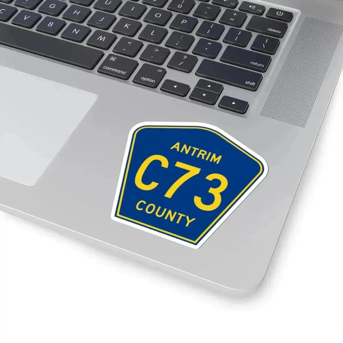 Antrim County C-73 (Michigan) (Road Sign) STICKER Vinyl Kiss-Cut Decal - The Sticker Space