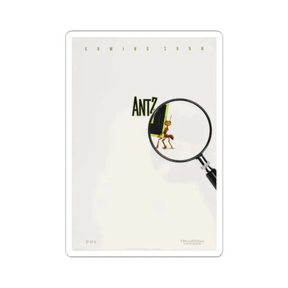 Antz 1998 Movie Poster - STICKER Vinyl Kiss-Cut Decal 3 Inch White - The Sticker Space