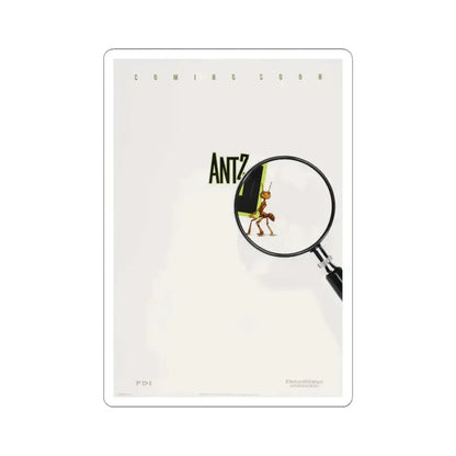 Antz 1998 Movie Poster - STICKER Vinyl Kiss-Cut Decal 4 Inch White - The Sticker Space