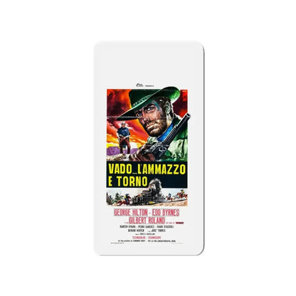 ANY GUN CAN PLAY 1967 Movie Poster - Refrigerator Magnet 4 Inch - The Sticker Space