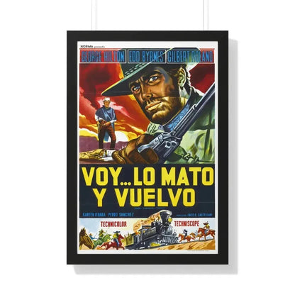 ANY GUN CAN PLAY (2) 1967 - Framed Movie Poster 20" x 30" Black - The Sticker Space