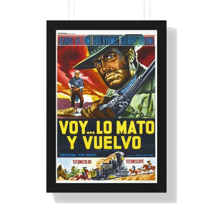 ANY GUN CAN PLAY (2) 1967 - Framed Movie Poster - The Sticker Space