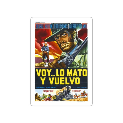 ANY GUN CAN PLAY (2) 1967 Movie Poster STICKER Vinyl Die-Cut Decal 4 Inch - The Sticker Space