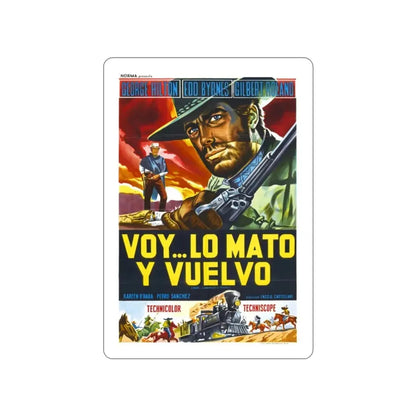 ANY GUN CAN PLAY (2) 1967 Movie Poster STICKER Vinyl Die-Cut Decal - The Sticker Space