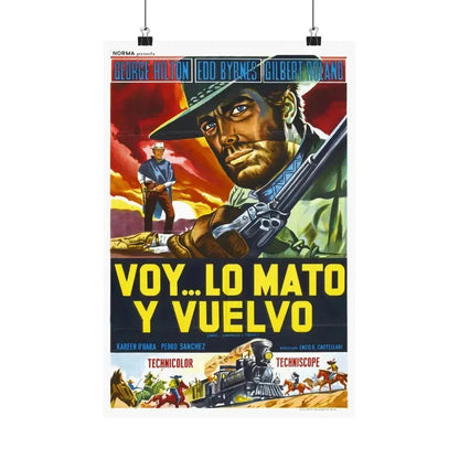 ANY GUN CAN PLAY (2) 1967 - Paper Movie Poster 12″ x 18″ Matte - The Sticker Space