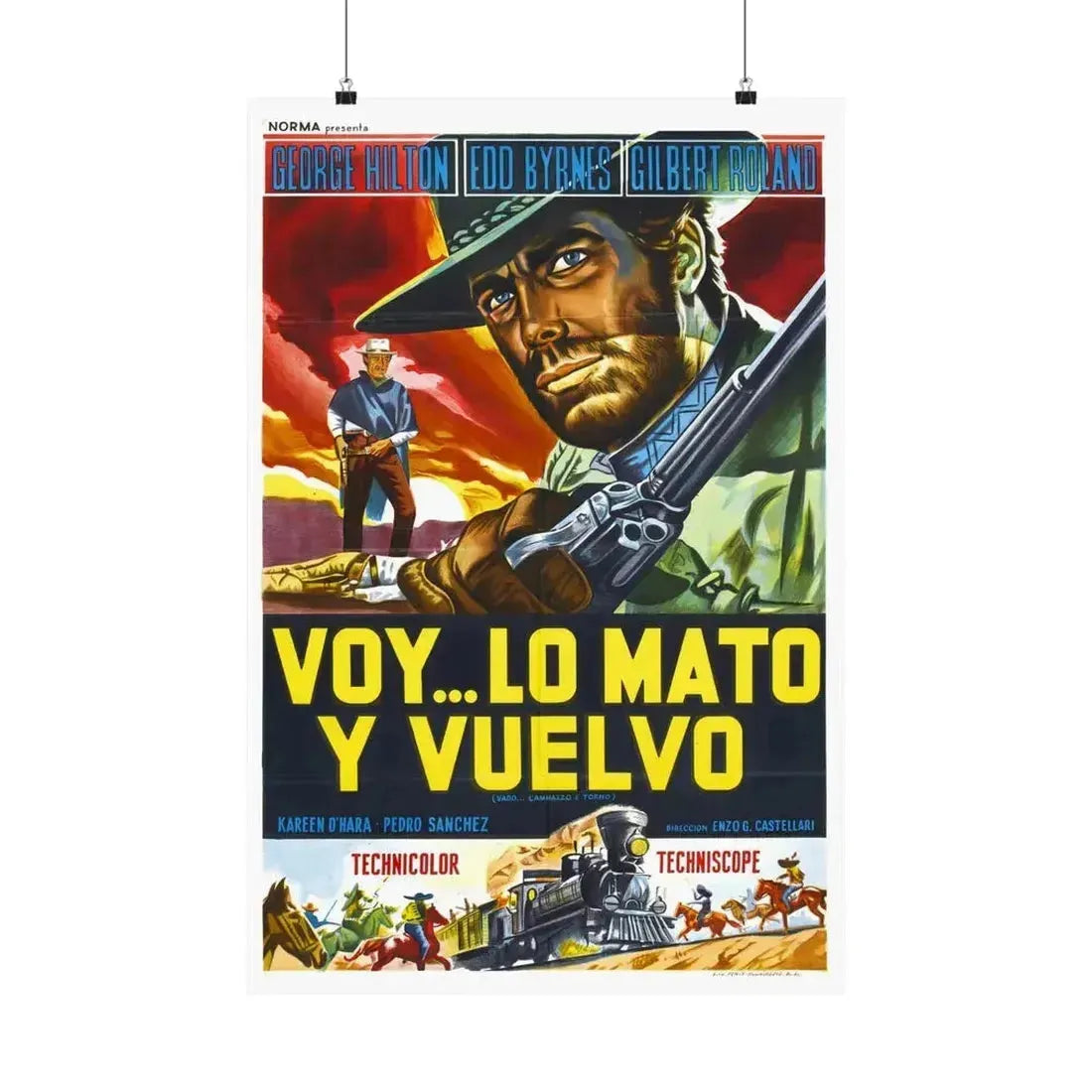 ANY GUN CAN PLAY (2) 1967 - Paper Movie Poster 20″ x 30″ Matte - The Sticker Space