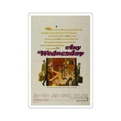 Any Wednesday 1966 Movie Poster STICKER Vinyl Die-Cut Decal 6 Inch - The Sticker Space