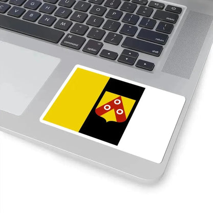 Anzegem vlag (Belgium) STICKER Vinyl Kiss-Cut Decal - The Sticker Space