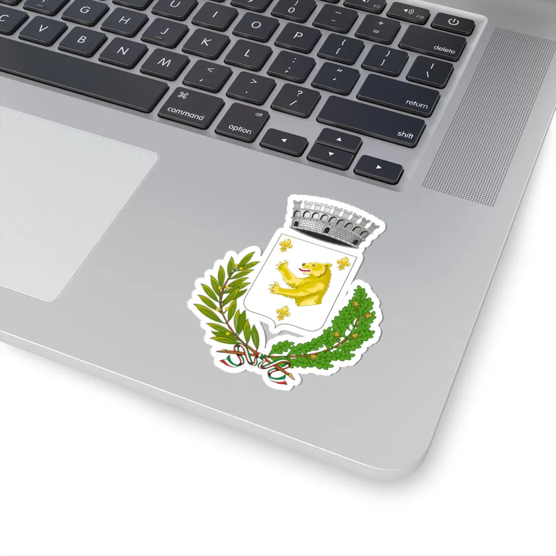 Anzola dellEmilia-Stemma (Italy) (Coat of Arms) STICKER Vinyl Kiss-Cut Decal - The Sticker Space