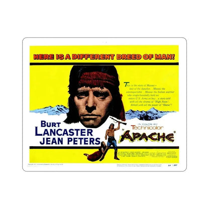 Apache 1954 Movie Poster STICKER Vinyl Die-Cut Decal - The Sticker Space