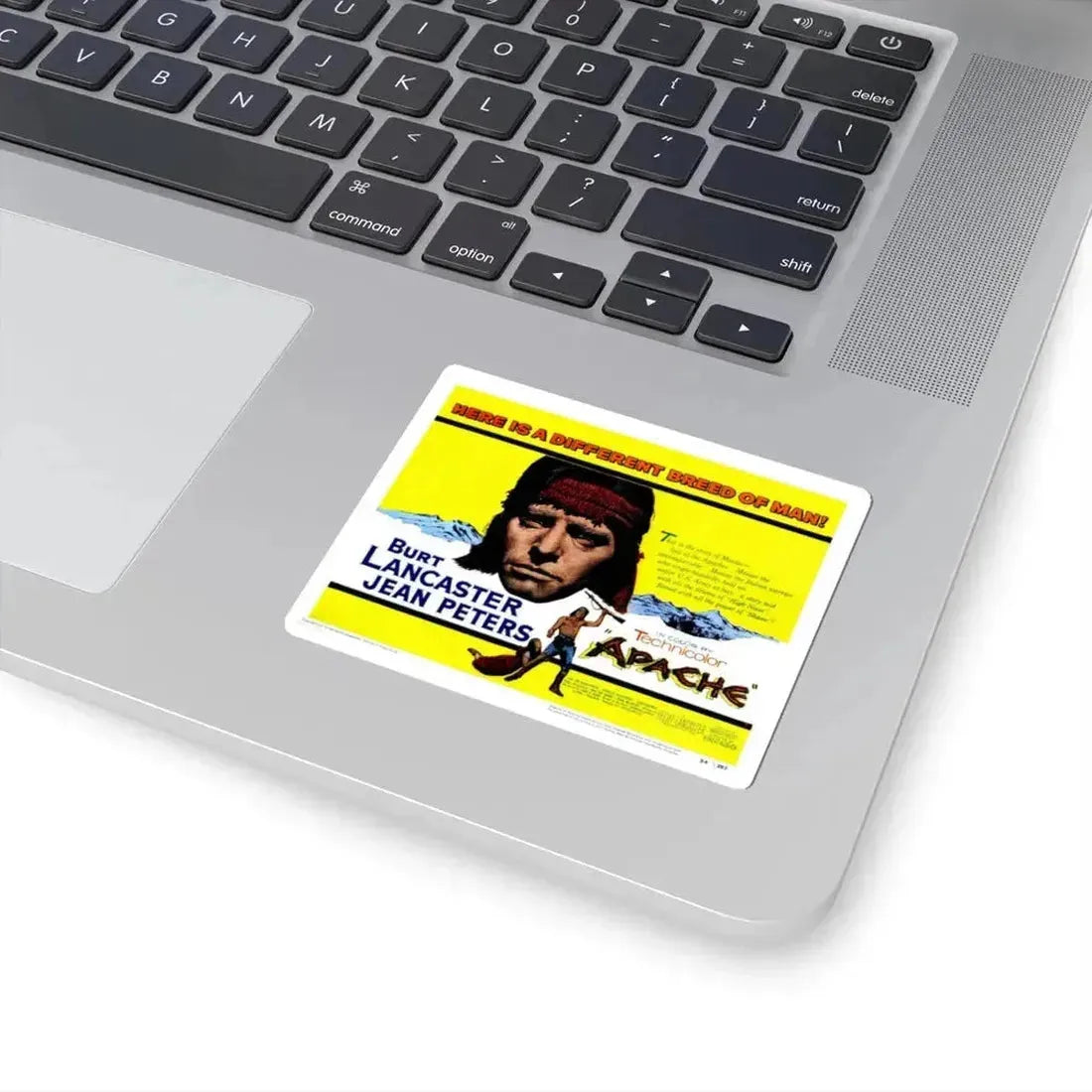 Apache 1954 Movie Poster - STICKER Vinyl Kiss-Cut Decal - The Sticker Space