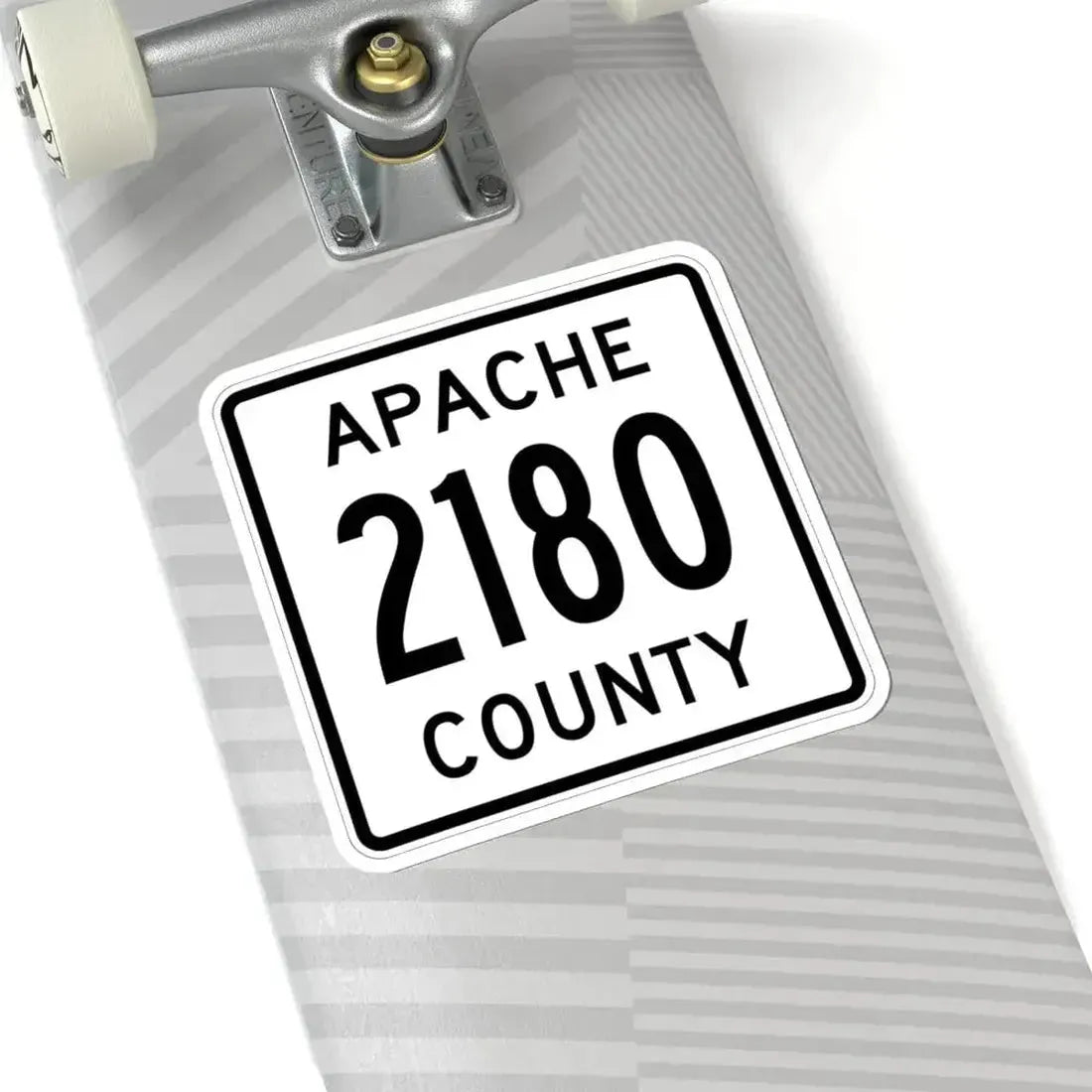 Apache County 2180 (Arizona) (Road Sign) STICKER Vinyl Kiss-Cut Decal - The Sticker Space