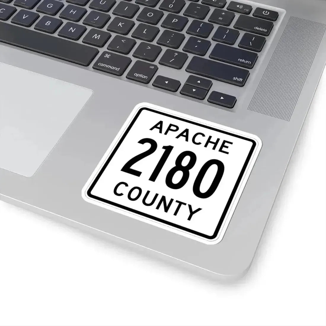 Apache County 2180 (Arizona) (Road Sign) STICKER Vinyl Kiss-Cut Decal - The Sticker Space