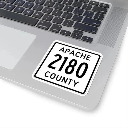 Apache County 2180 (Arizona) (Road Sign) STICKER Vinyl Kiss-Cut Decal - The Sticker Space
