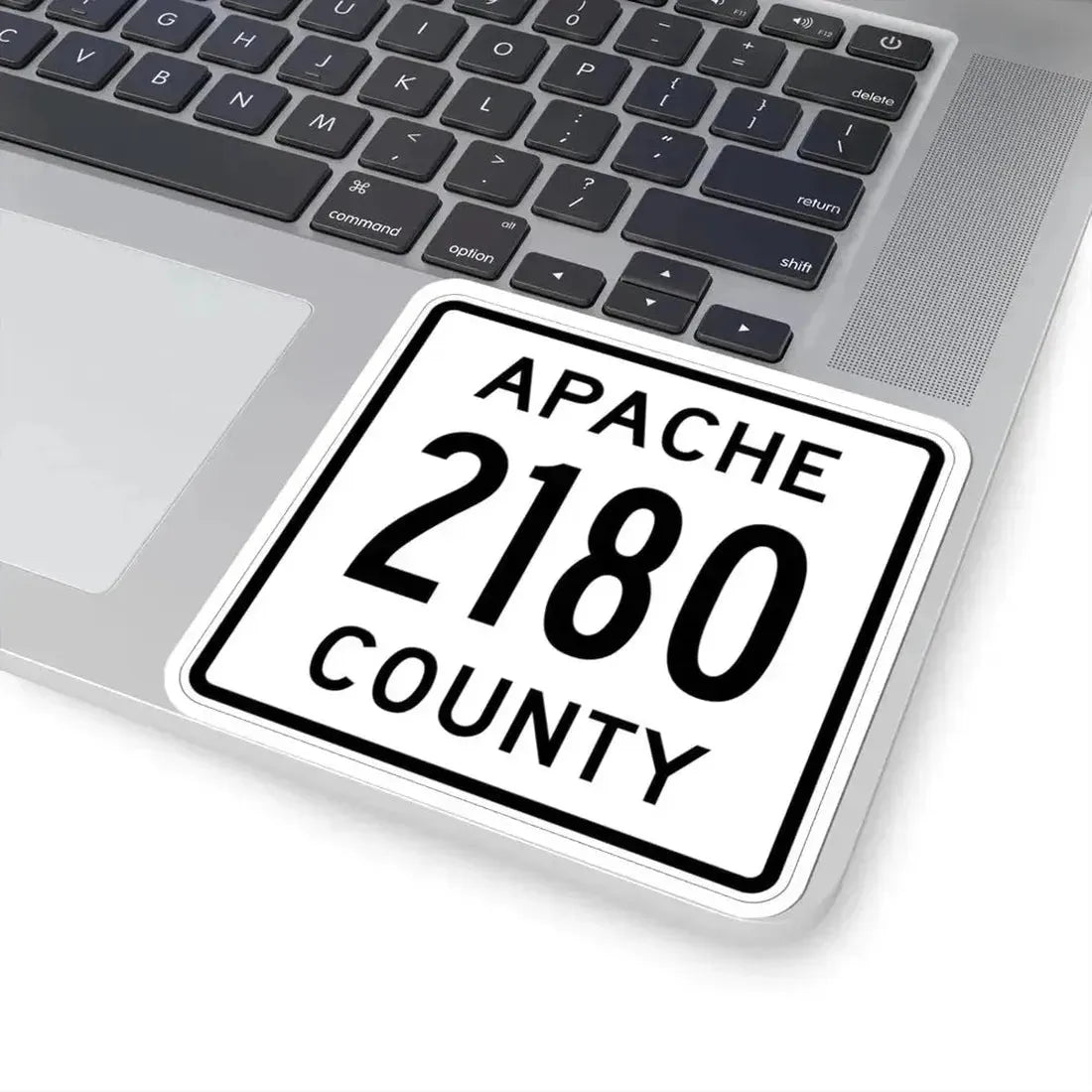 Apache County 2180 (Arizona) (Road Sign) STICKER Vinyl Kiss-Cut Decal - The Sticker Space