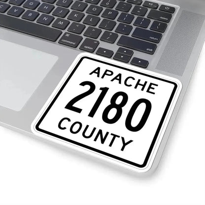 Apache County 2180 (Arizona) (Road Sign) STICKER Vinyl Kiss-Cut Decal - The Sticker Space